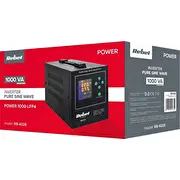 Rebel pārveidotājs Power-1000-Lfp4 nepārtrauktās barošanas avots ar tīru sinusoidālo vilni un uzlādes funkciju 12V 230V 1000Va/700W Przetwornica Zasilacz awaryjny przetwornica czystym przebiegiem sinusoidalnym