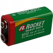 Rocket 6F22-1Aa 9V Celofāna iepakojums 1Gb Celofana iepakojuma