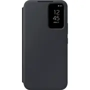 Samsung Smart View Wallet Case priekš Galaxy A54 5G vāciņš ar viedo atloka logu kartes maku melns Ef-Za546Cbegww Etui pokrowiec okienkiem portfel na czarne