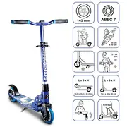 Seši grādi alumīnija motorollers 145 mm zils 585 Six Degrees Aluminium Scooter blue Au