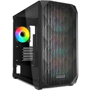Sharkoon Gehäuse Mk3 Rgb Micro-Atx Schwa 1Xglas schwa