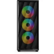 Sharkoon Gehäuse Vk4 Argb Atx Schwarz 1Xglas schwarz