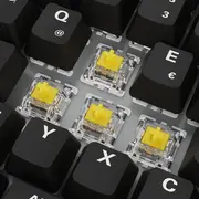 Sharkoon Skiller Sgk50 S3 Pbt Schwarz. De-Layout. Gateron G Pro 3.0 dzeltens schwarz. Yellow