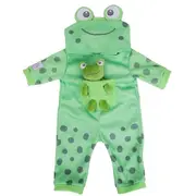Sīki dārgumi. vardīgs visaptverošs apģērbs Tiny Treasures. Froggy All-In-One Outfit