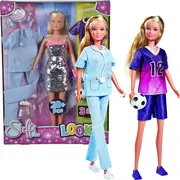 Simba Doll Steffi Love Looks tērpi Lalka 3W1 stroje
