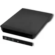 Slimu optiskā diska pārvadātāja piedziņas pusmēness nepāra līcī Carrier for slim optical disk drives in half-height Odd bay