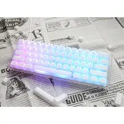 Tastatūra Ducky One 3 Aura White Mini Gaming Garturatur. Rgb Led Mx -Brown Asv Klawiatura Tastatur. Mx-Brown Us