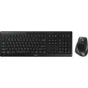 Klawiatura  mysz Cherry Jd-8550Eu-2 klawiatura Dołączona myszka Dom/Biuro Rf Wireless Qwerty Angielski Czarny