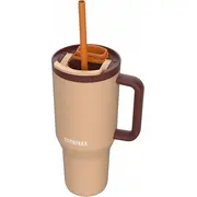 Termiskā krūze ar teleskopiskiem salmiem Kambukka Rio Tumbler 950Ml Almond Dream Kubek termiczny