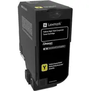Toneris Lexmark 74C2Hye Yellow Original Toner