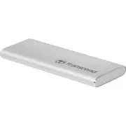 Transcend Esd240C ārējais Ssd diskdzinis. Silver Ts480Gesd240C Dysk 480Gb Srebrny