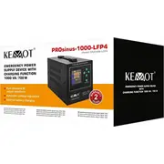 Ups Kemot avārijas barošanas avots Prosinus-1000-Lfp4 pārveidotājs ar tīru sinusoidālu vilni un uzlādes funkciju 12V 230V 1000Va/700W Zasilacz awaryjny przetwornica czystym przebiegiem sinusoidalnym