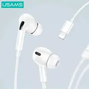 Usams austiņas Ep-41 Max Lightning stereo baltas/baltas Sj621Mhs01 Us-Sj621