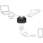 Usb adapteris Delock Hdmi Czarny 65680 Adapter