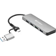 Usb-C/A līdz 3.0 Hub To 4Xusb