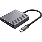 Usb centrmezgls Sandberg Usb-C dokstacija 2XhdmiUsbPd Hub Dock