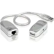 Usb Adapteris Aten Usb  Uce60-At Adapter Usb Aten Rj45 Srebrny