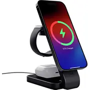 Uzticieties Viro austiņām. austiņu komplektam. viedtālrunim. viedpulksteņu melno Usb bezvadu uzlādi Trust Zestaw Smartfon. Smartwatch Czarny Bezprzewodowe