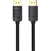 Ventilācijas kabelis Displayport Cable 2M Vention Hacbh Melns Kabel Czarny