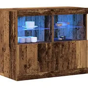 vidaXL Buffet Recycled Wood Vidēja bufete Taisnstūra Rustic Bufet Drewno recyklingu Rustykalny