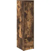 vidaXL Bufete no līmēta koka. kūpināta ozola 29.5X34X119.5 cm Komoda drewna klejonego