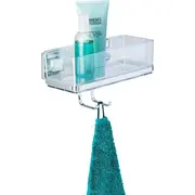 Wenko dušas grozs Vacuum-Loc Quadro statīvs 25.5 x 15 cm nerūsējošā tērauda hroms Koszyk prysznicowy rack stal nierdzewna chrom