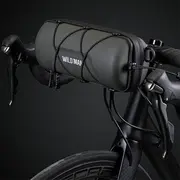Wildman Gd7X velosipēda futrālis/stiprinājums. stūres soma. melna Bike Case/Mount. Handlebar Bag. Black