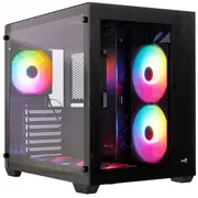 Aerocool Geh Midi Dryft Microatx/Atx/Minitx Argb Melns Microatx/Atx/Miniitx black