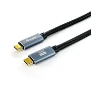 Aprīkot Usb-C Usb kabelis 2 m melns 128357 Kabel Equip Czarny
