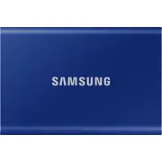 ārējais Ssd Disks. zils Mu-Pc1T0H/Ww Dysk Ssd Samsung T7 1Tb Niebieski