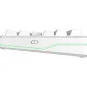 Aula blīve F87Pro V2 tastatūra White Contour Engrave Red Star Vector switch Rgb Klawaitura gasket Engravered