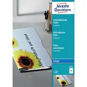 Avery Zweckform Film tintes printerim A4 50 loksnes 2501 Folia do drukarki atramentowej arkuszy
