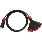 Awtools Extreme Pagarinājuma Kabelis 40M 3X2.5Mm 3 ligzdas Ip54 16A/4000W Gniazda