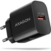 Axagon lādētājs. sienas 1X Usb-A ports. Qc3.0/Afc/Apple. melns Acu-Qc18. sieciowa 18W. port Usb-A. czarna