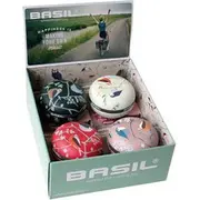 Baziliks Basil Big Bell velosipēda zvans 80Mm. dažādas krāsas. kastē 4 gab Bas-50442 Dzwonek rowerowy mix 4Szt.