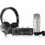 Behringer mikrofons U-Phoria Studio Mājas ierakstu komplekts Mikrofon Zestaw do homerecordingu