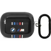 Bmw Bmap22Swtk Airpods Pro vāciņš melns/melns Vairākas krāsas līnijas Cover czarny/black Multiple Colored Lines