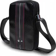 Bmw planšetdatora maciņš rokassomiņa Bmtb10Comscakr 10 Carbon Red Stripes melna/melna Etui na tablet Torebka czarny/black