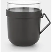 Br Brabantia Make Take soup can 0.6L dark gray