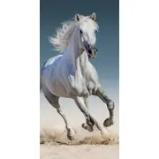 Brandmac Beach vannas dvielis White Horse 70X140