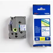 Brother Tapes Tze253 24Mm balta/zila White/Blue