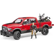 Bruder Dodge Ram 2500 Power Wagon ar piekabi un motociklu Ducati 02502 Motocyklem