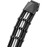 Cablemod Pro Modmesh 12Vhpwr kabeļa pagarinājuma komplekts melns/balts Cable Extension Kit black/white