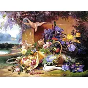 Castorland 2000 El. Elegants klusās dabas zieds 200276 Elegant still life flowe