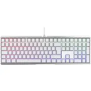 Cherry Mx 3.0S Rgb tastatūra Usb Qwertz vācu baltā krāsā Klawiatura klawiatura Niemiecki