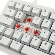 Cherry Xtrfy K5 Gaming Tastatur. Tkl. Rgb caurspīdīgs/wei Transparent/Wei