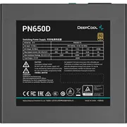 Deepcool Pn650D V2 650 W Atx 3.1 barošanas avots R-Pn650D-Fc0B-Jgeu-V2 Zasilacz 650W