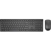 Dell Km636 tastatūras pievienotā peles Rf bezvadu Qwertz vācu melns klawiatura myszka Uniwersalne Wireless Niemiecki Czarny