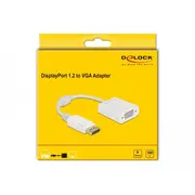 Delock Displayport 1.2 Stecker Zu Vga Buchse Weiß adapteris Adapter zu weiß