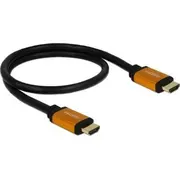 Delock Hdmi  Hdmi kabelis oranžs 85726 Kabel 0.5M